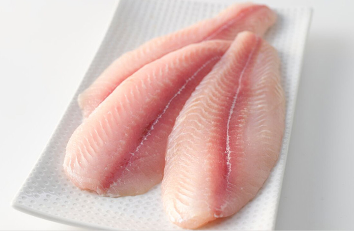 Pangasius fillet Semi-trimmed